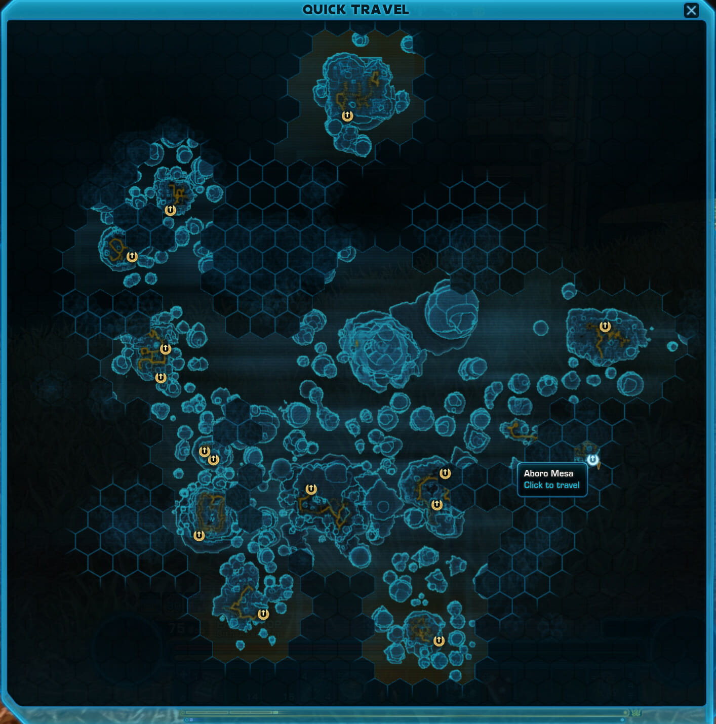 Imperium: Aboro Mesa ist direkt über das eigene Reisenetz erreichbar.