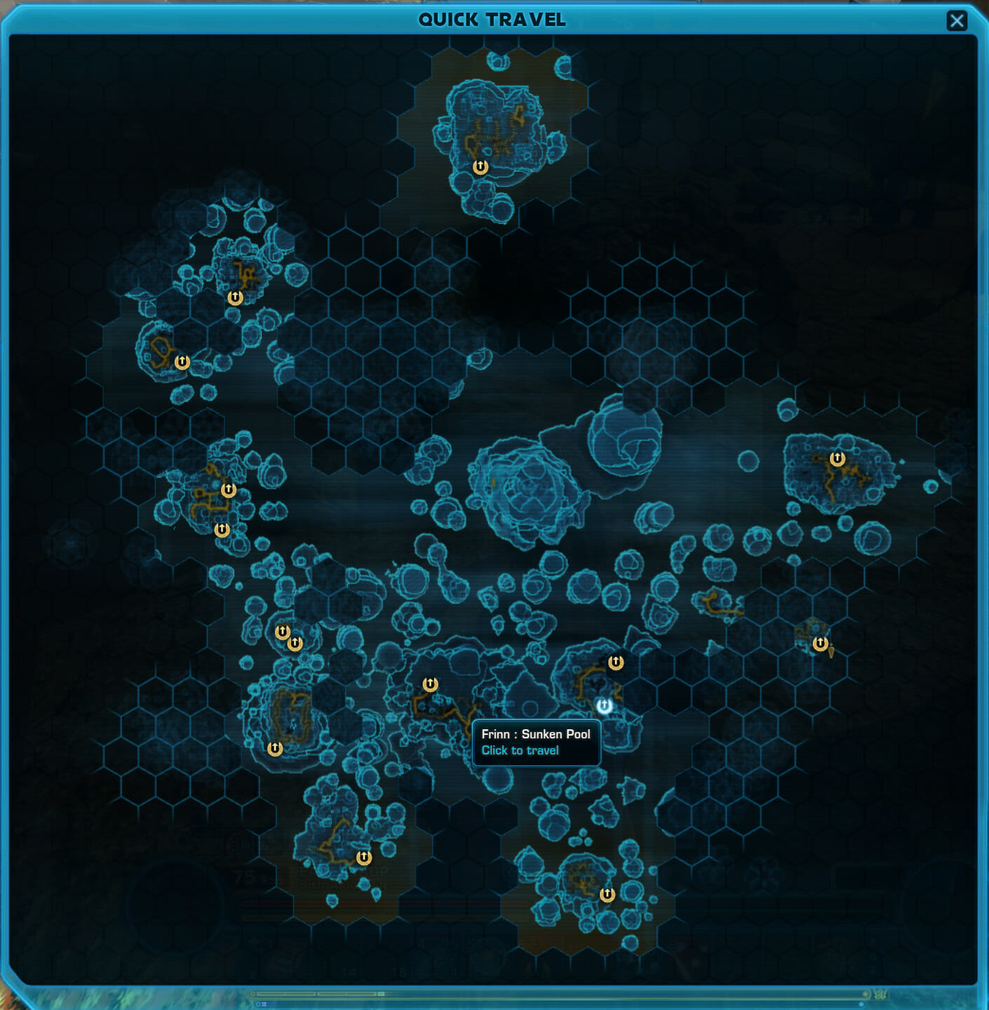 Imperium: Frinn: Sunken Pool verkürzt den Weg zum Start.