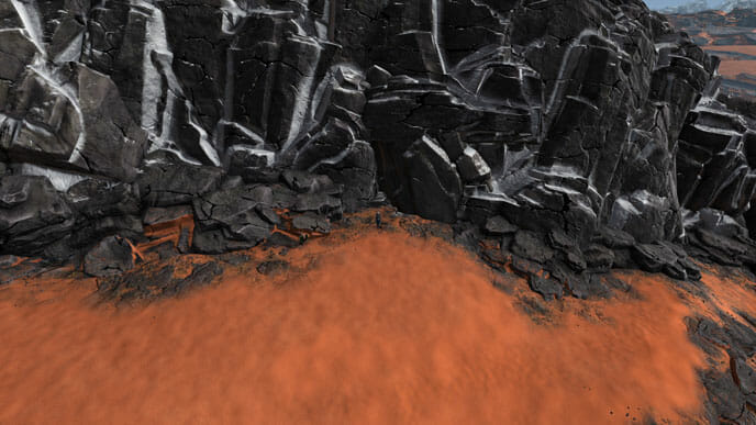 Betritt diese niedrige Höhle am östlichen Rand des Gebiets.